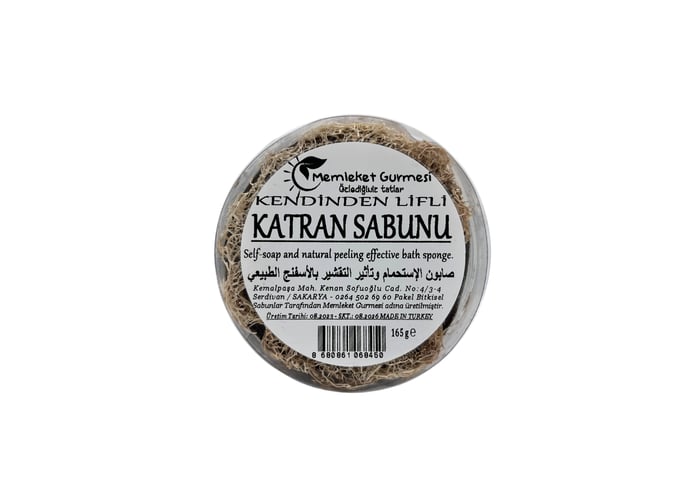 Kendinden Lifli Ardıç Katranı Sabunu (165gr) - Memleket Gurmesi