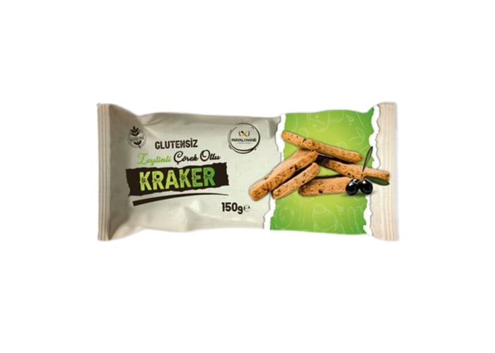 Zeytinli Çörek Otlu Kraker (Glutensiz, 150gr) - Mayalı Hane