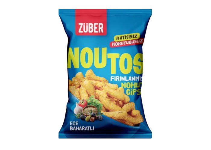 Noutos Ege Baharatlı Fırınlanmış Nohut Cipsi (55gr) - Züber
