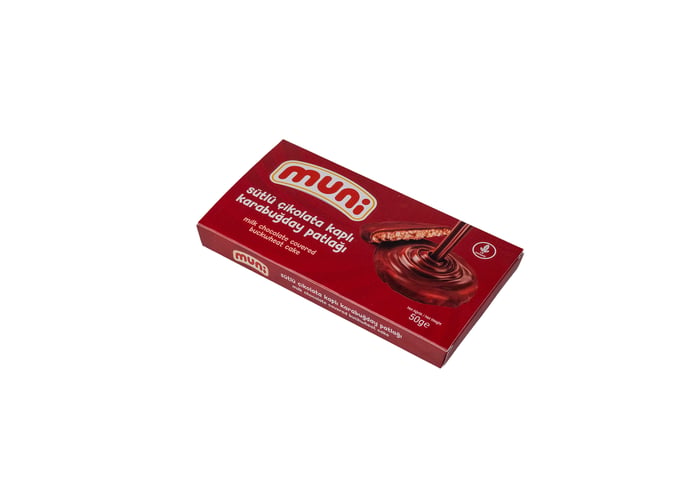 Sütlü Çikolata Kaplı Karabuğday Patlağı (50gr) - Muni