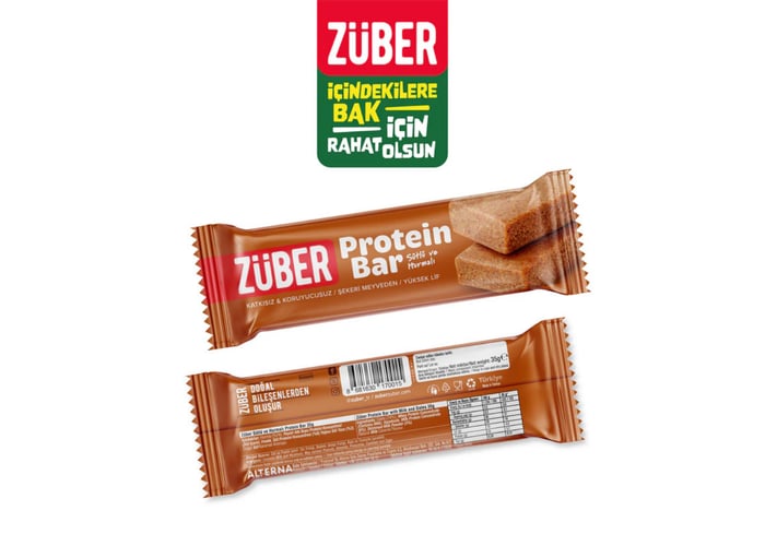 Sütlü ve Hurmalı Protein Bar (35gr) - Züber