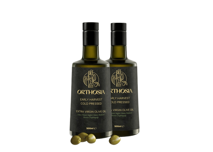 Premium Memecik Erken Hasat Soğuk Sıkım Zeytinyağı (2 adet x 500ml) - Orthosia