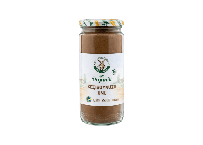 Mill & More Organik Keçiboynuzu Unu (300gr)