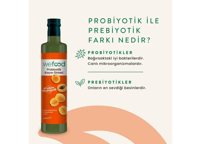 Probiyotik Kayısı Sirkesi (250ml) - Wefood