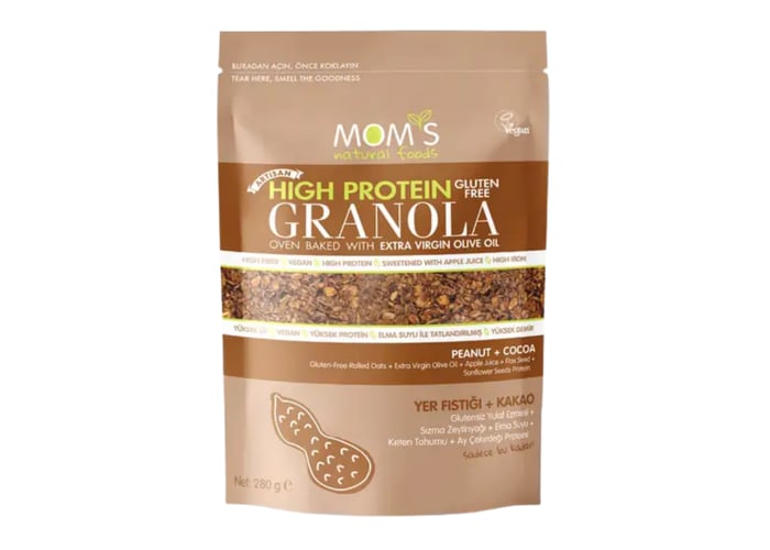 Mom's Natural Foods Yer Fıstığı Granola (280gr)