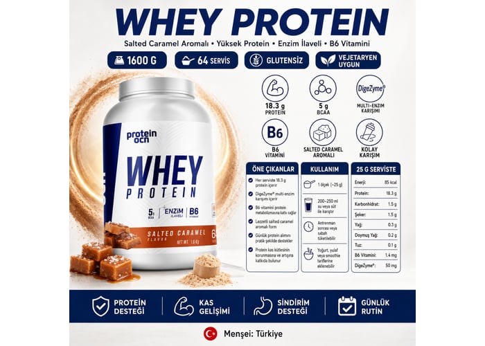 Whey Salted Caramel (1600gr) - Proteinocean