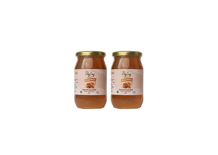 Organik Süzme Çiçek Balı (500gr x 2 adet) - Windy Valley