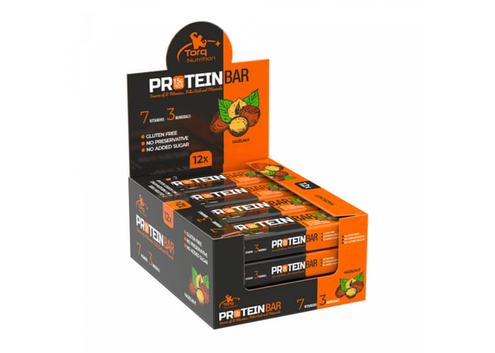 Fındık Protein Bar (12 adet x 50gr) - Torq Nutrition
