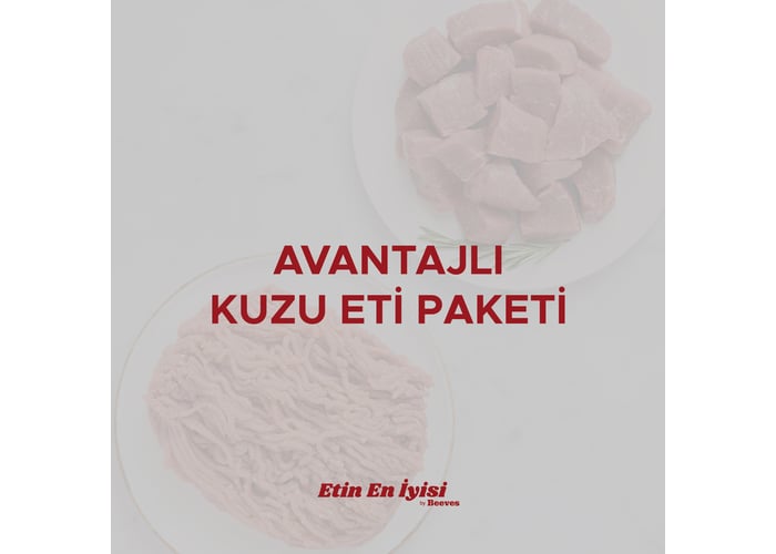 Avantajlı Kuzu Eti Paketi - Etin En İyisi
