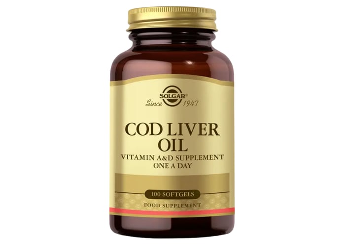 Cod Liver Oil (100 kapsül) - Solgar