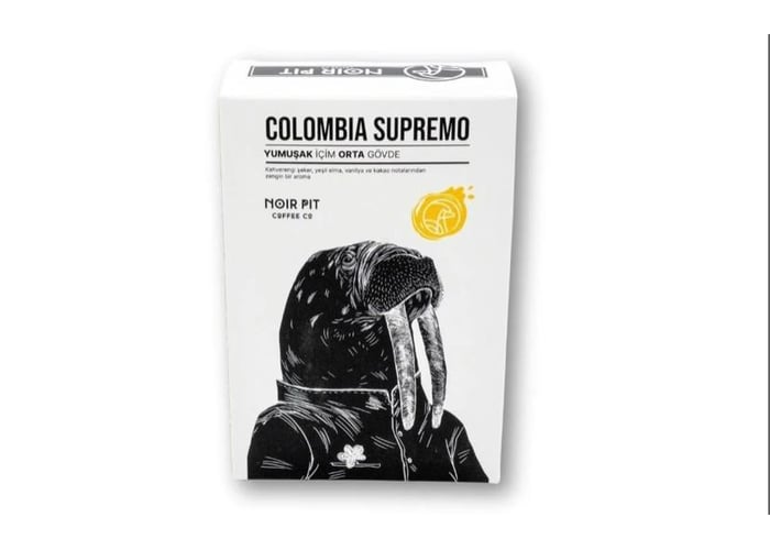 Colombia Supremo Öğütülmüş Kahve (1000gr, Öğütülmüş) - Noir Pit Coffee