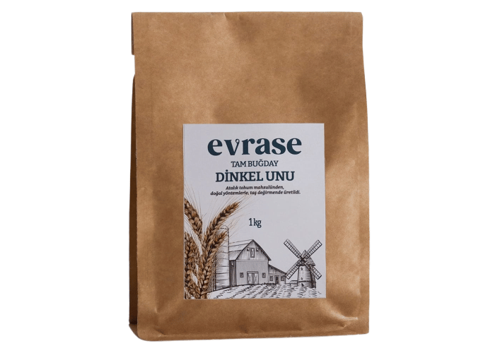 evrase Atalık Spelt Dinkel Tam Buğday Unu (1kg)