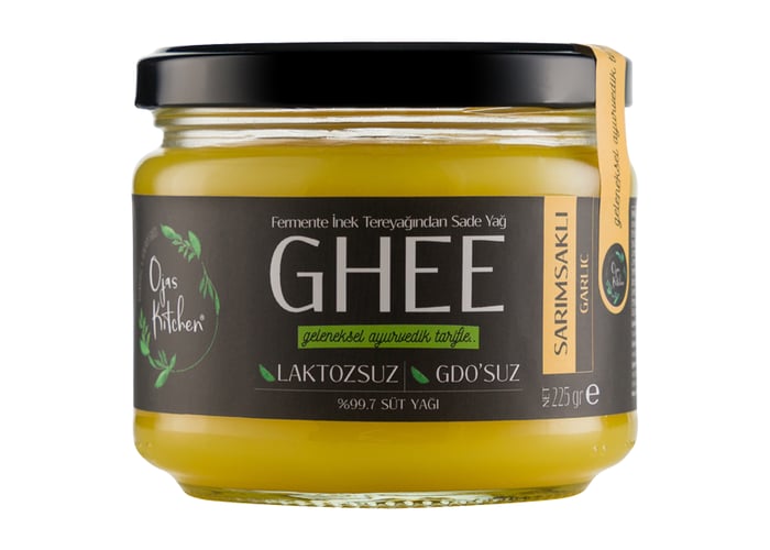 Sarımsaklı Sade Yağ (Ghee, 225gr) - Ojas Kitchen