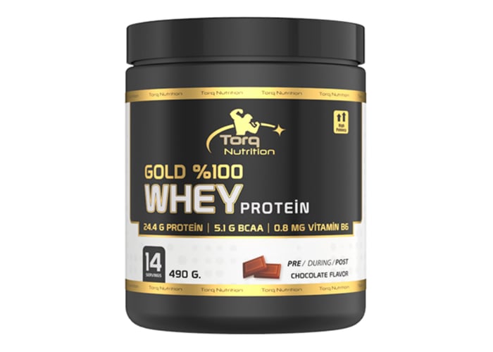 NUTRİTİON Gold %100 Whey Protein Çikolatalı (490gr) - Torq Nutrition