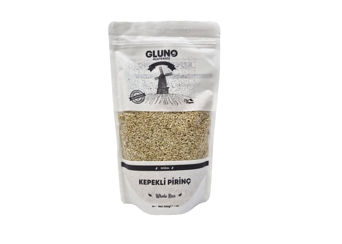 Glutensiz Kepekli Pirinç (500gr) - Gluno Glutensiz