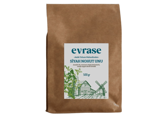 evrase Atalık Siyah Nohut Unu (500gr)