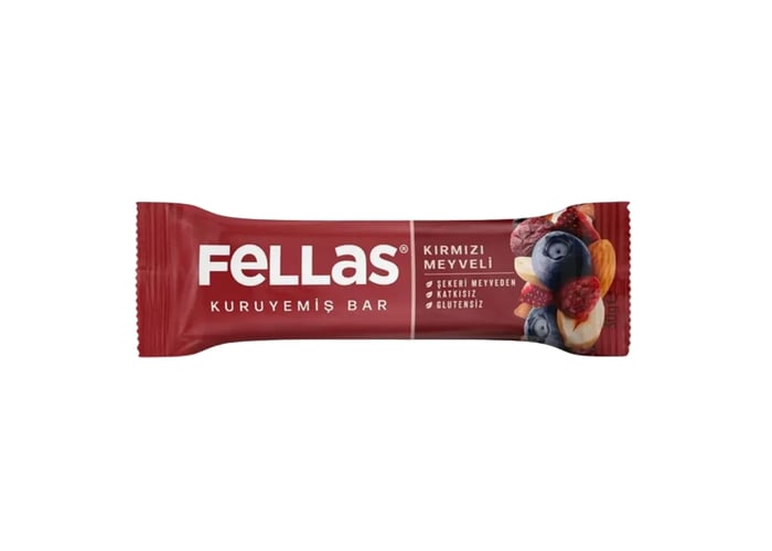 Fellas Kırmızı Meyveli Kuruyemiş Bar (30gr)