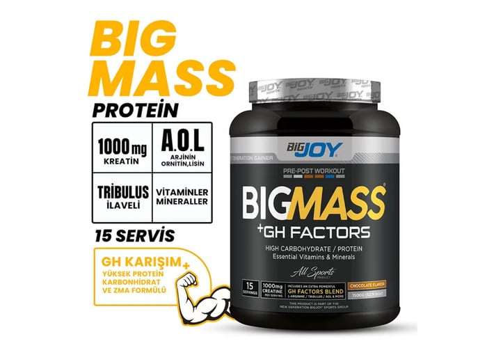 Bigmass Gainer Gh Factor Chocolate (1500gr) - Bigjoy