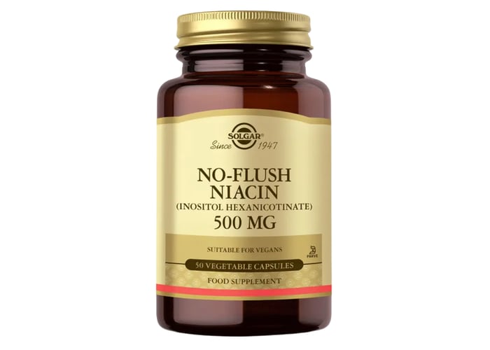No Flush Niacin (50 Kapsül, 500mg) - Solgar