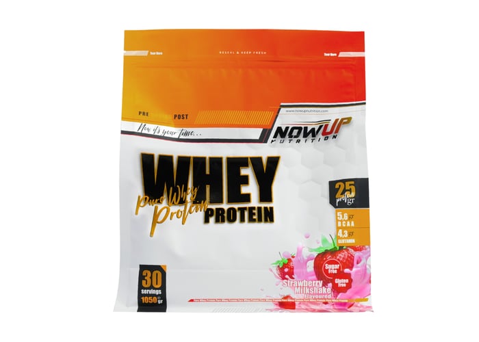 Whey Protein Strawberry Milkshake (1050gr) - Nowup