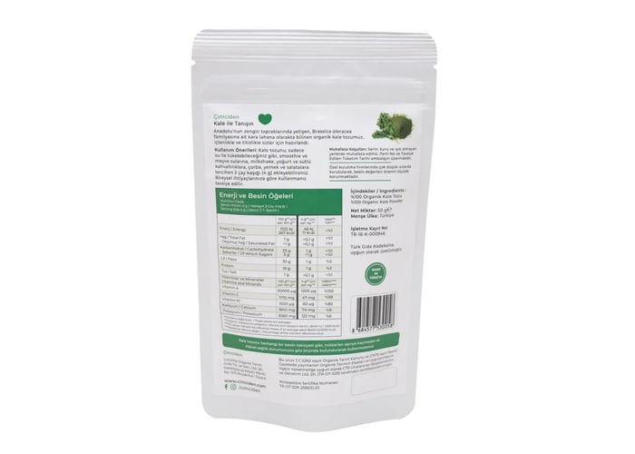 Organik Kale Tozu (50gr) - Çimciden