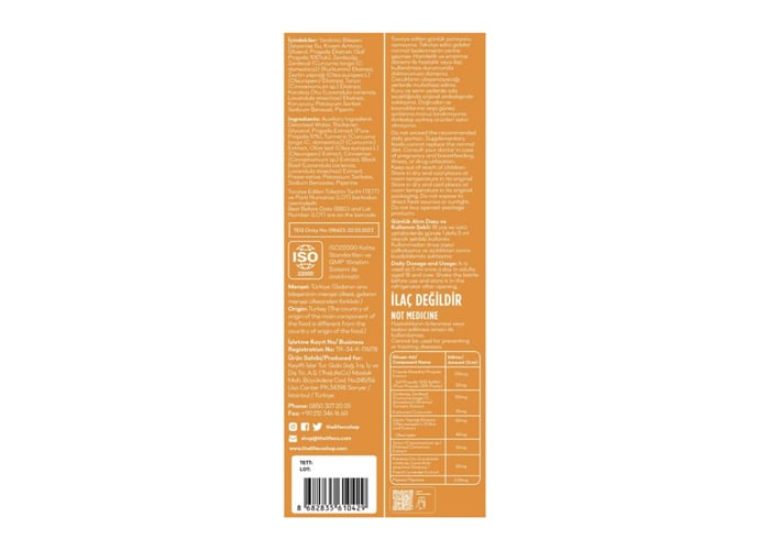 Zerdeçal Sıvı Ekstratı (150ml) - Thelifeco