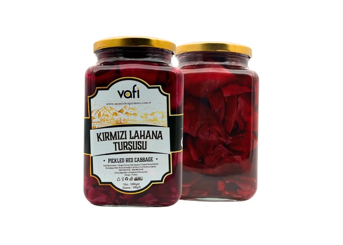 Kırmızı Lahana Turşusu (1000cc / 500gr) - Memleket Gurmesi