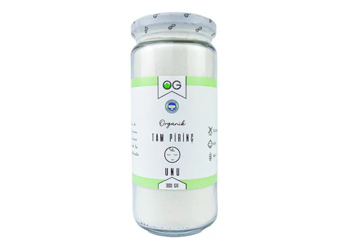 Organik Tam Pirinç Unu (300gr) - Og Natural