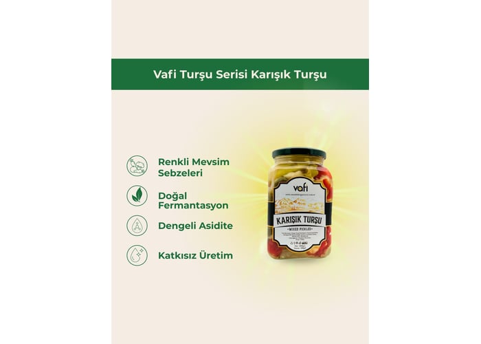 Karışık Turşu (1000cc / 500gr) - Memleket Gurmesi