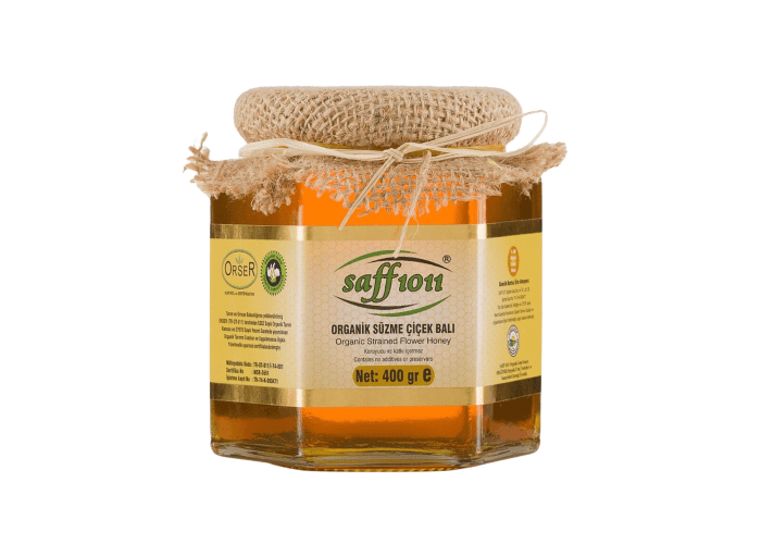 Organik Süzme Çiçek Balı (400gr) - Saff 1011