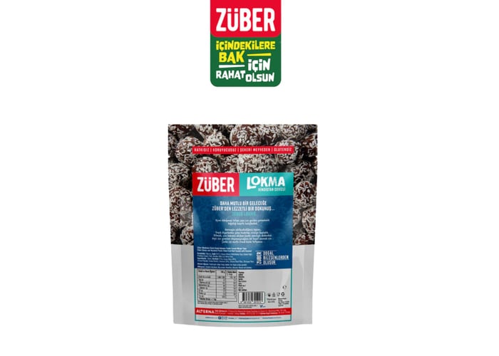 Hindistan Cevizi Kaplamalı Lokma (96gr) - Züber