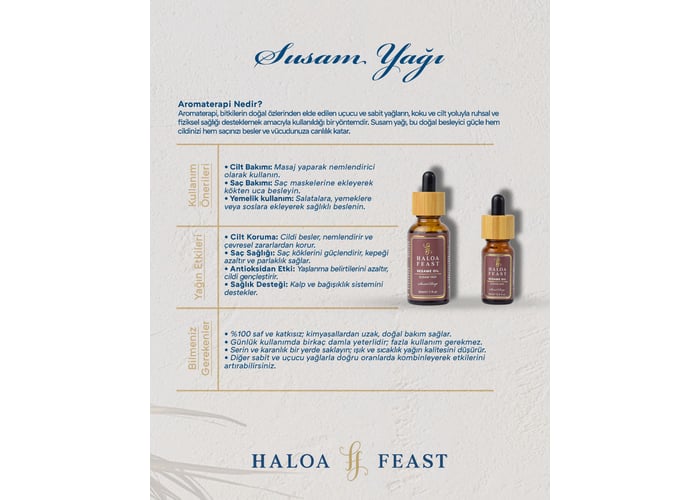 Susam Yağı (30ml) - HALOA FEAST