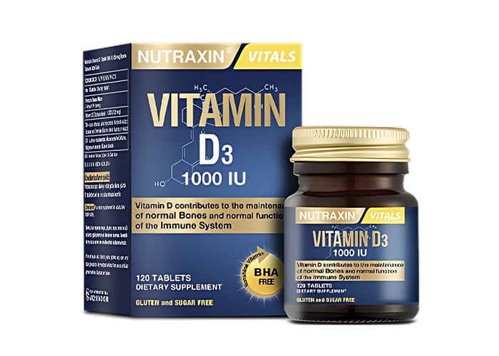 Vitamin D3 (120 tablet) - Nutraxin