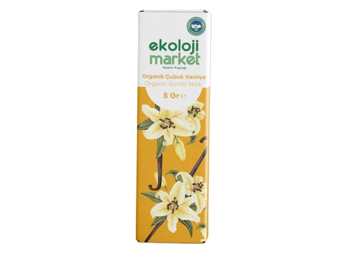 Organik Glutensiz Vanilya Çubuğu (5gr) - Ekoloji Market