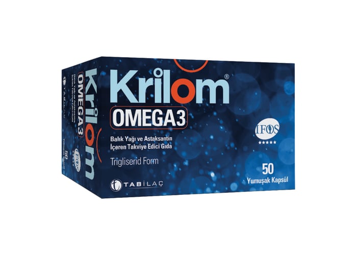 Krilom Omega 3 (Yumuşak Kapsül, 50 adet)