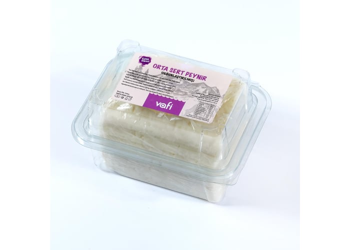 Ezine Orta Sert Tam Yağlı Beyaz Peynir (500gr) - Vafi