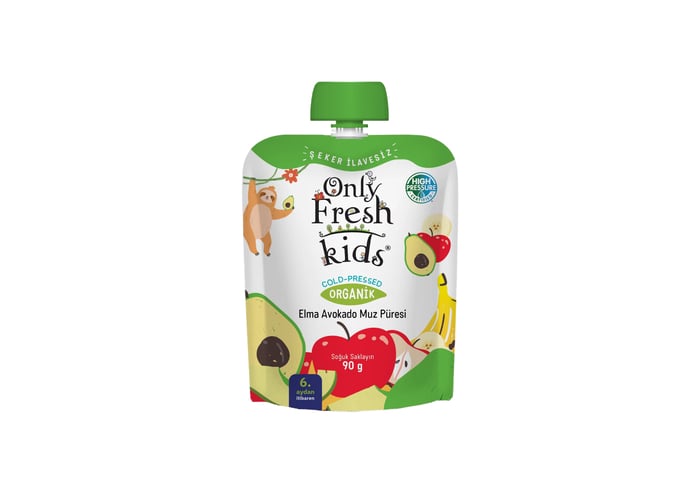 Organik Elma Püresi (90gr) - Only Fresh