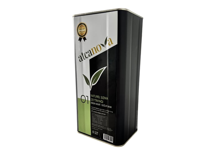 Naturel Sızma Erken Hasat Soğuk Sıkım Zeytinyağı (5lt) - AtcaNova
