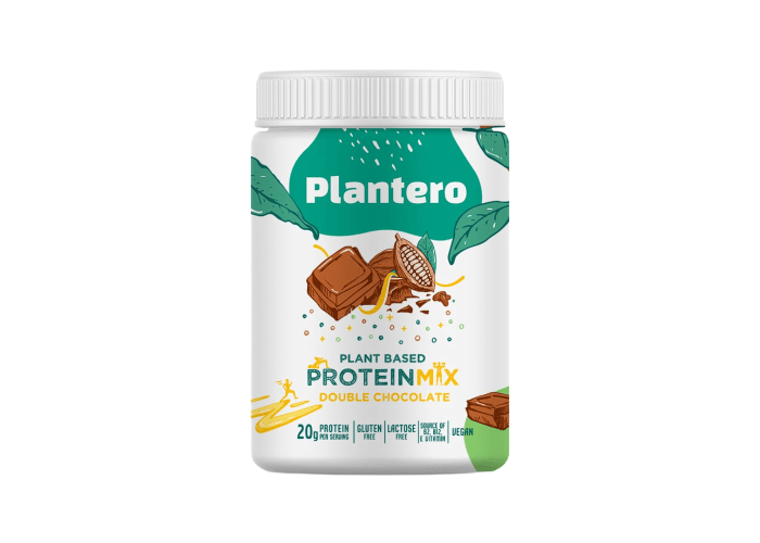 Bitkisel Bazlı Protein Mix Double Chocolate (416gr) - Plantero