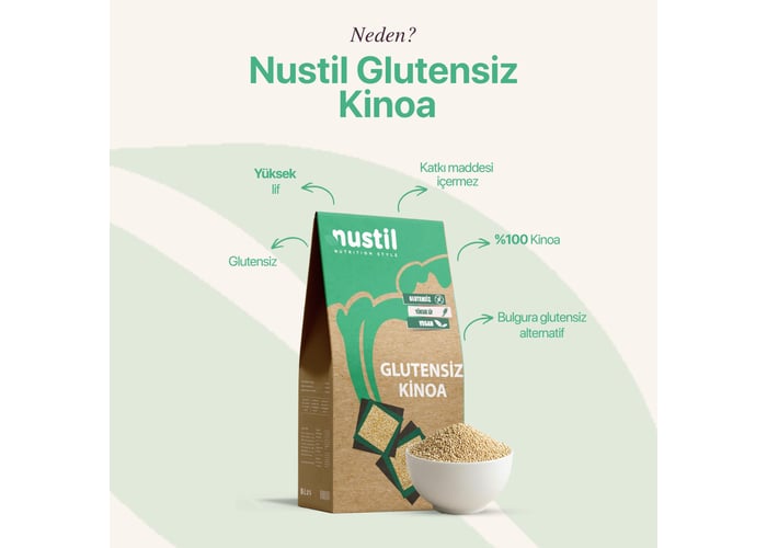 Kinoa (Glutensiz, 350gr) - Nustil