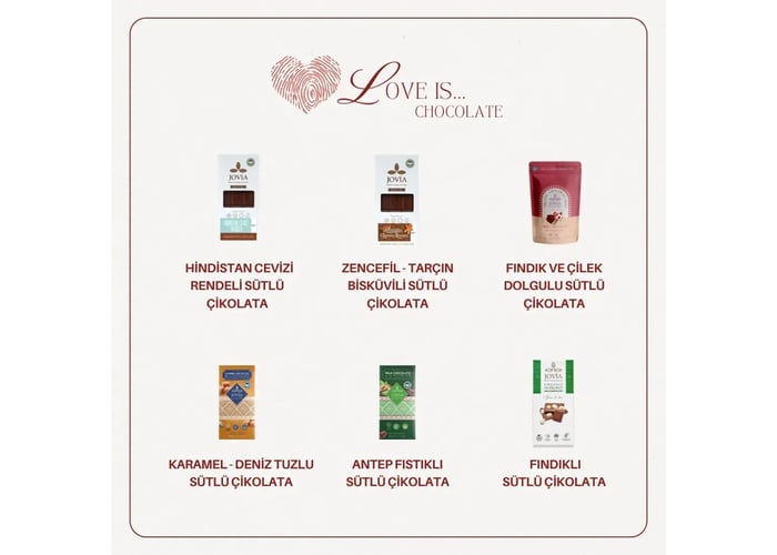 Love is... Chocolate Paketi - Jovia