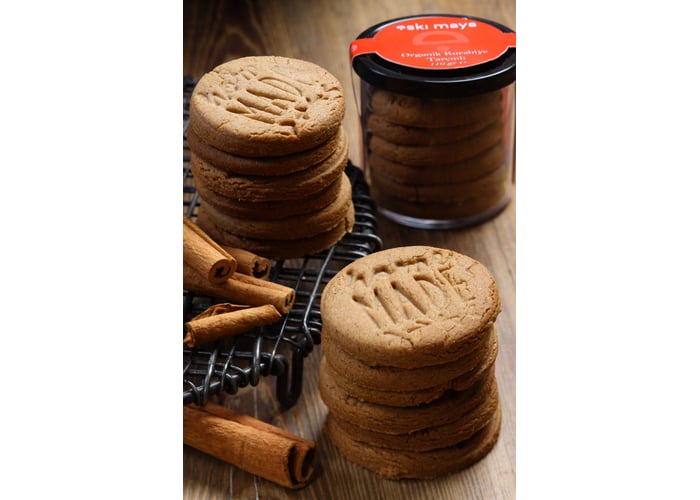 Organik Homemade Kurabiye (Tarçınlı, 240gr) - Eski maya