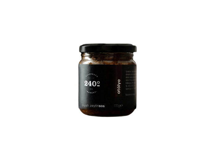 Siyah Zeytin Sos (170gr) - 240 Derece