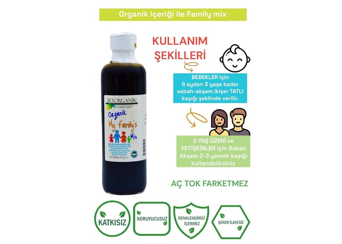 Organik My Familys Mix (315gr) - Beyorganik