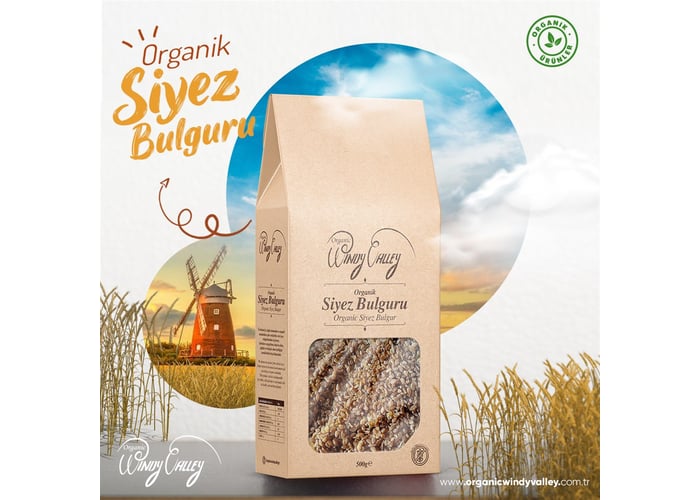 Organik Siyez Bulgur (500gr) - Organic Windy Valley