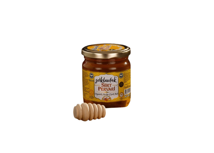 Organik Polifloralı Süzme Çiçek Balı (300gr) - Gökbudak
