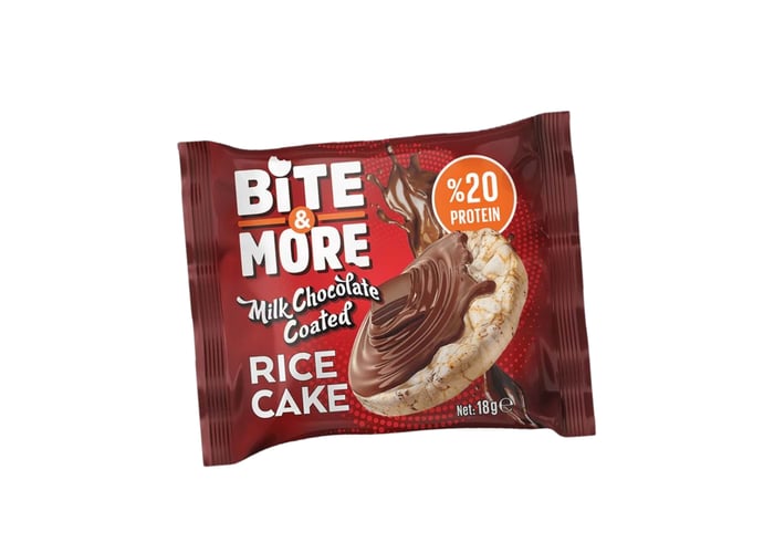 Proteinli Pirinç Patlağı Sütlü Çikolata Kaplı (18gr) - Bite&more