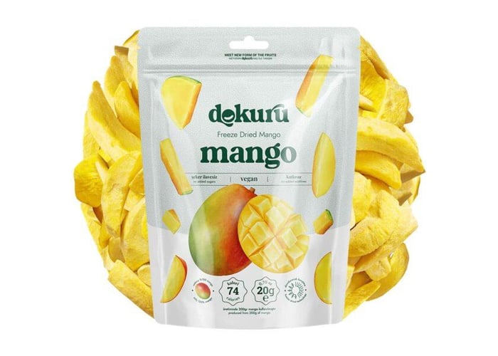 Dondurularak Kurutulmuş Mango (20gr) - Dokuru