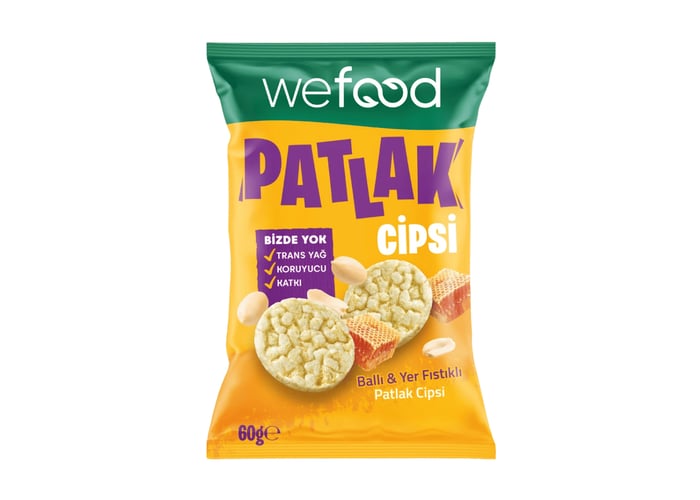 Ballı & Yer Fıstıklı Patlak Cipsi (60gr) - Wefood