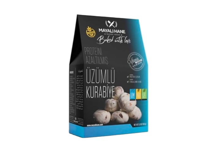 Mayalı Hane Düşük Proteinli Üzümlü Kurabiye (150gr)